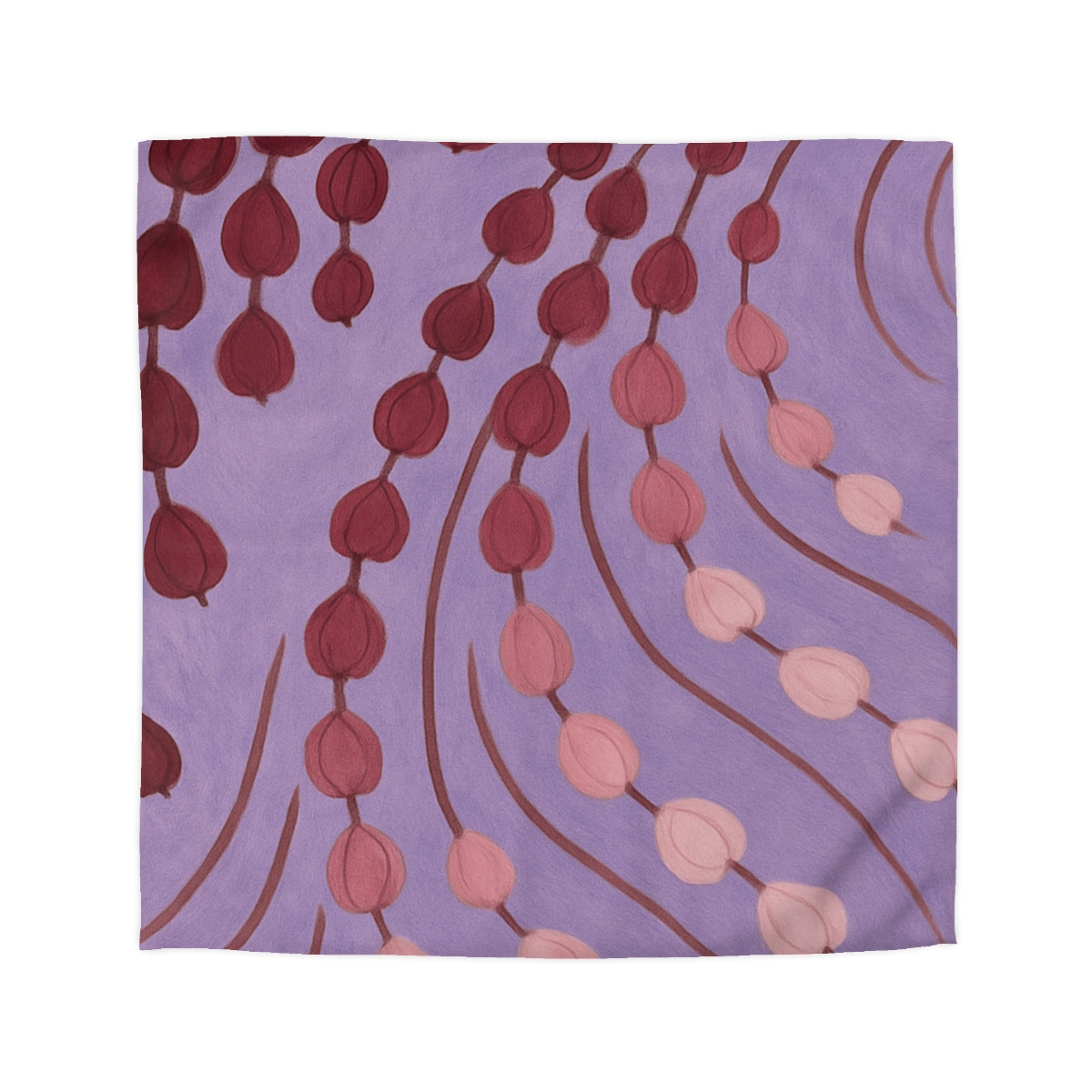 Spiral Bud Cascade personalized bedding duvets