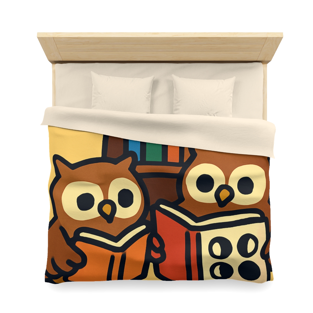 Lunar Library Owls custom duvets