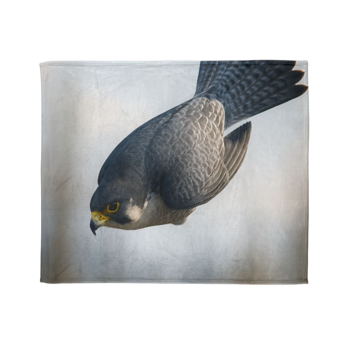 Comet Dive Peregrine Falcon soft fleece blankets