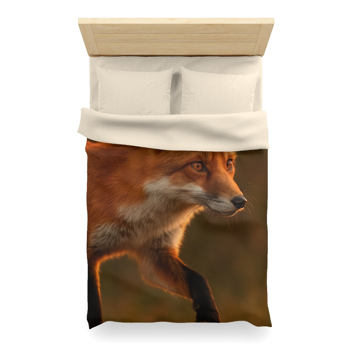 Crimson Whisper Red Fox trendy bedroom duvets