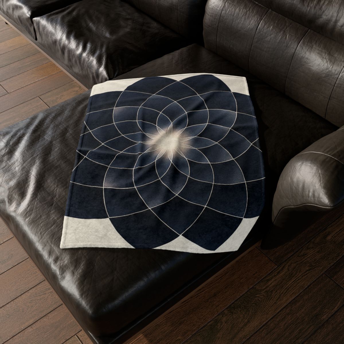 Petal Eclipse Rosette stylish throw blankets