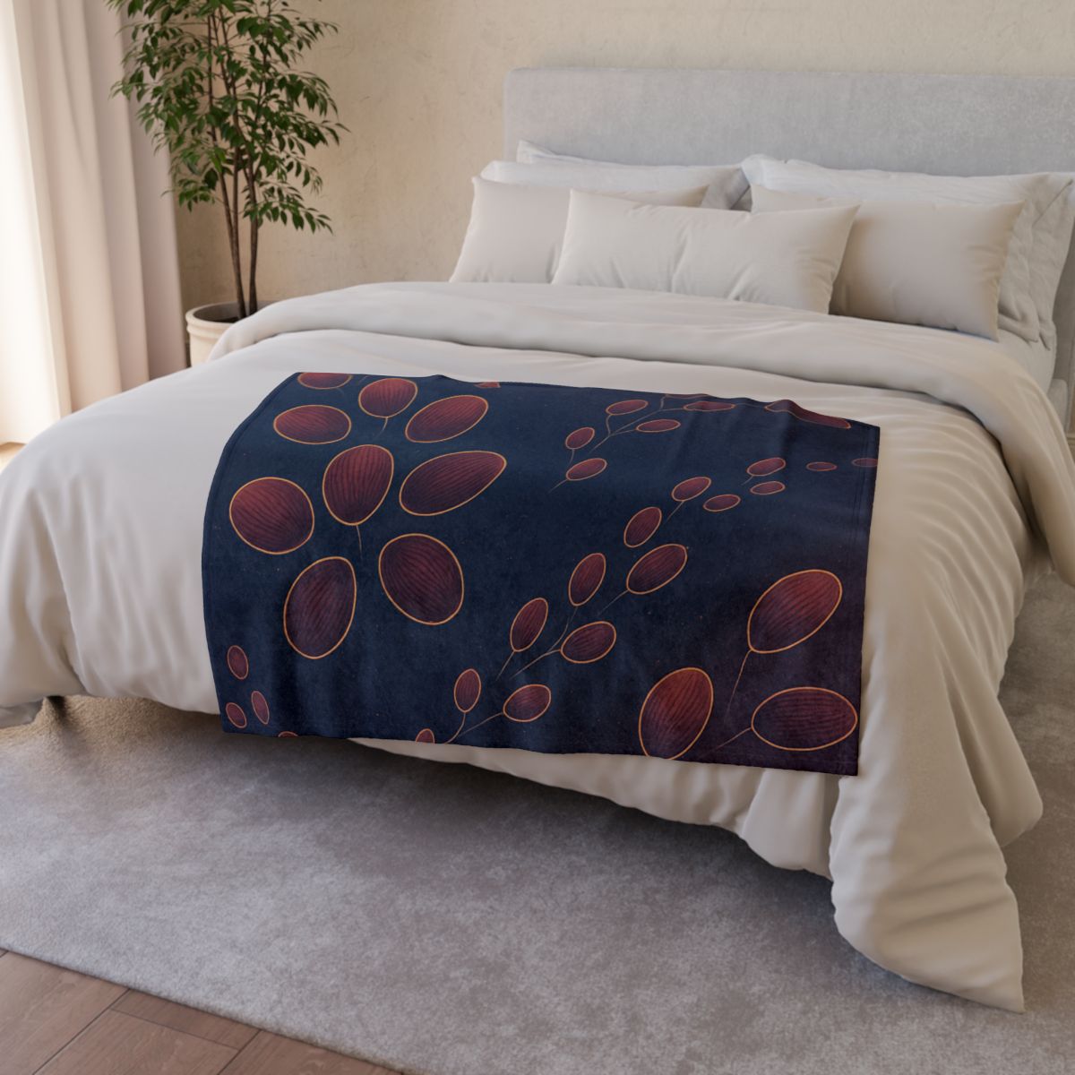 Galactic Seed Cluster decorative home blankets