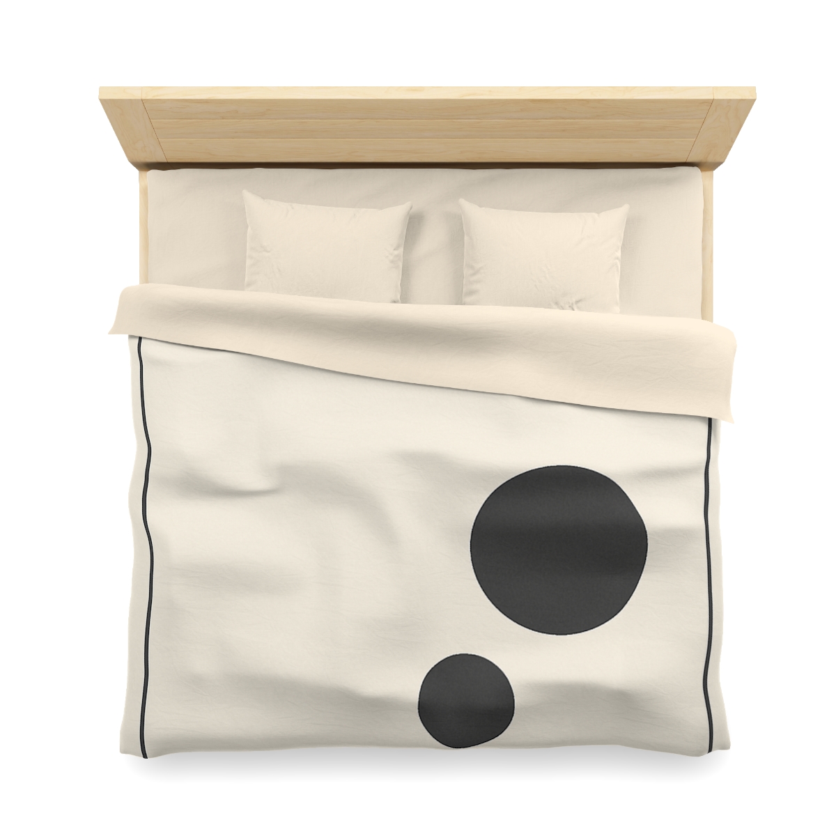 Offset Frame With Twin Disks soft comforter duvets