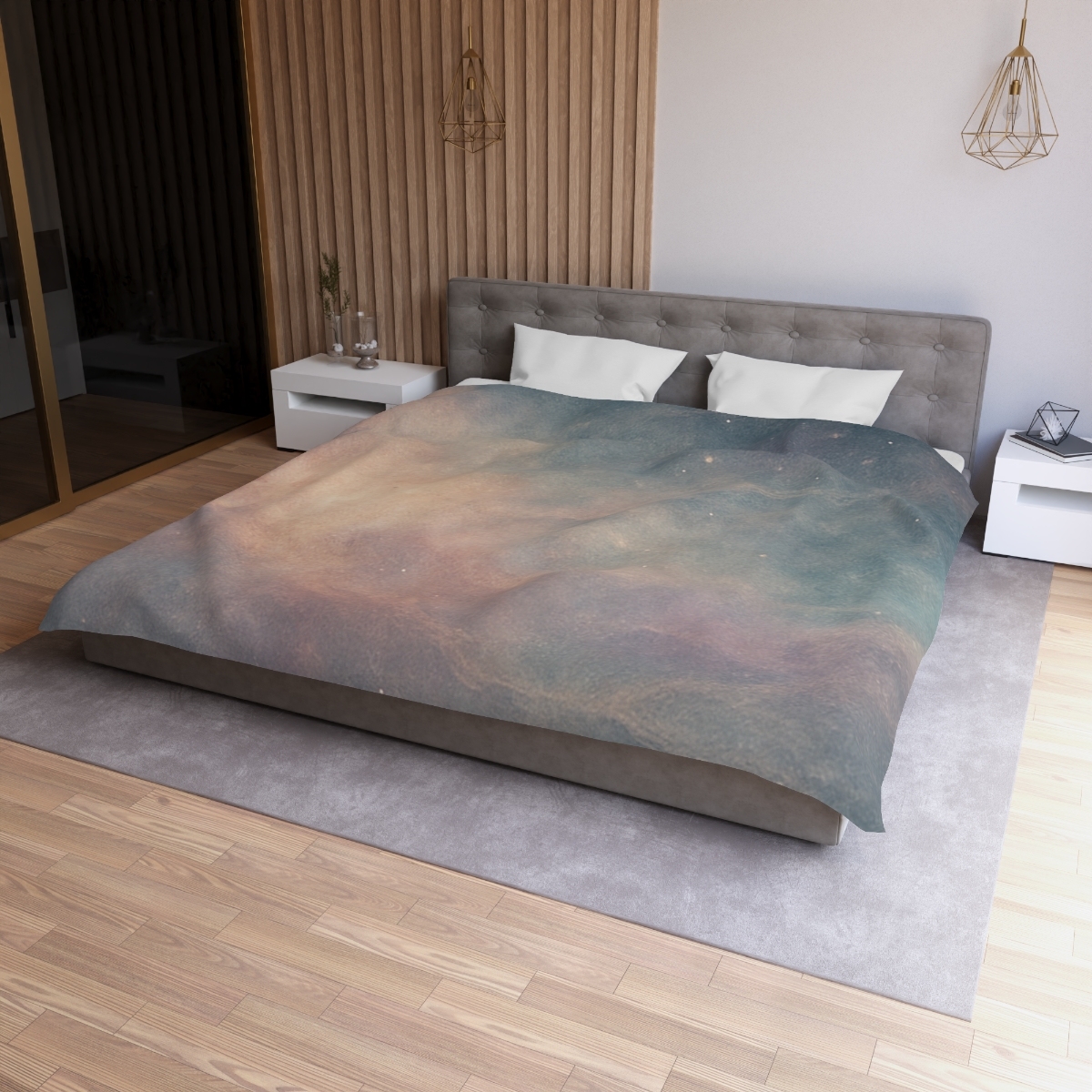 Prismatic Dust Bloom Tapestry soft comforter duvets