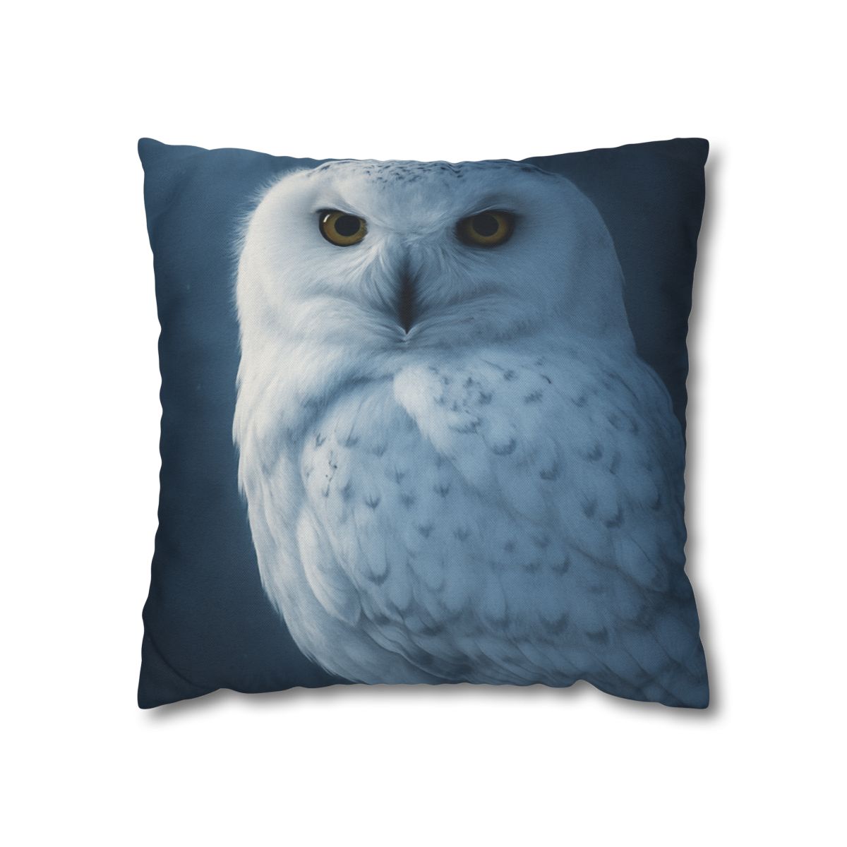 Midnight Watch Snowy Owl stylish decorative pillowcases