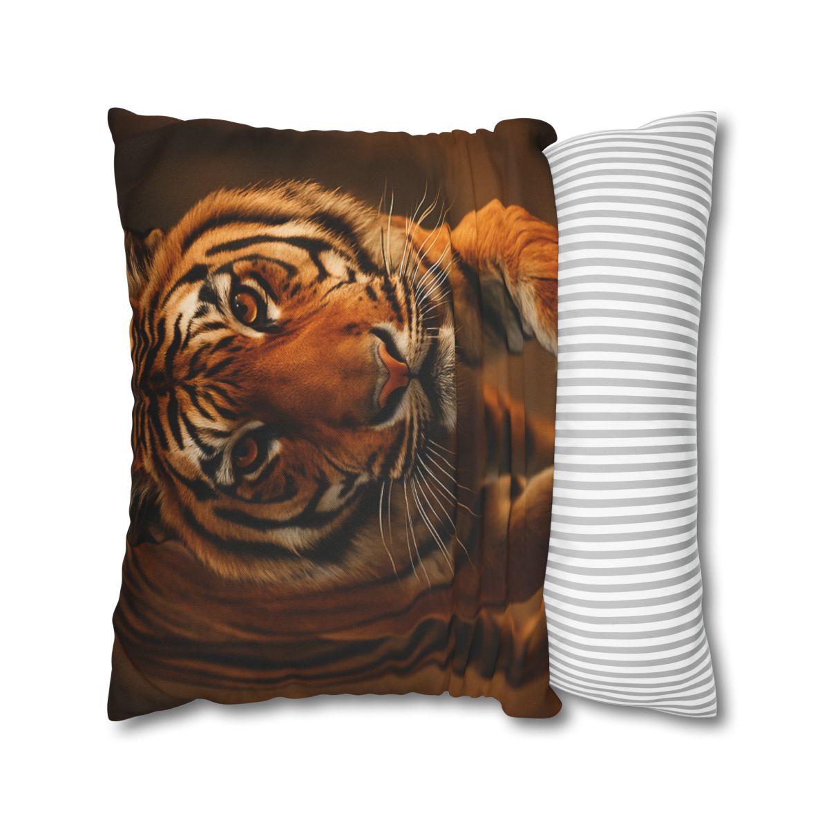 Dusk Herald Bengal Tiger designer print pillow cases