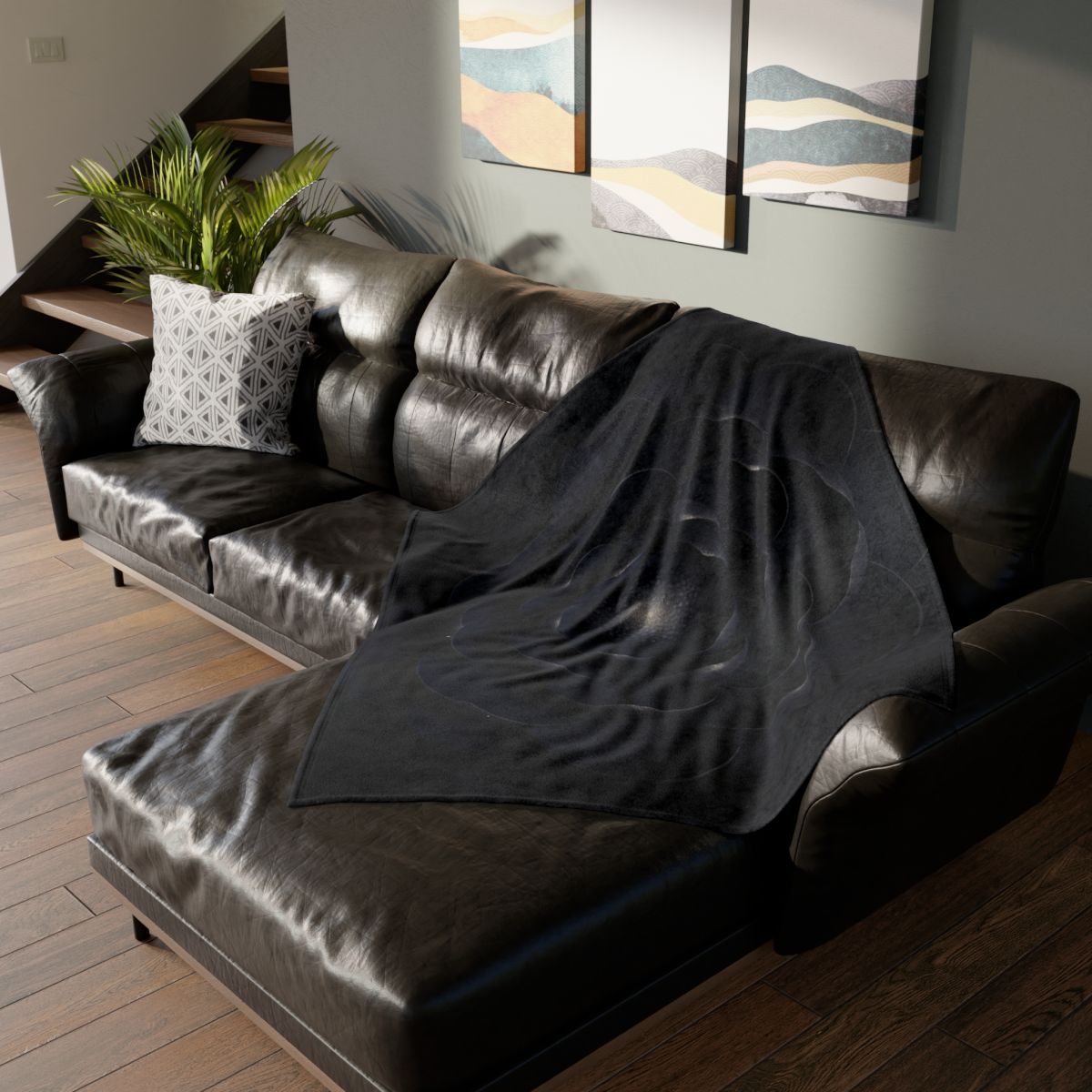 Petal Eclipse Rosette warm winter blankets