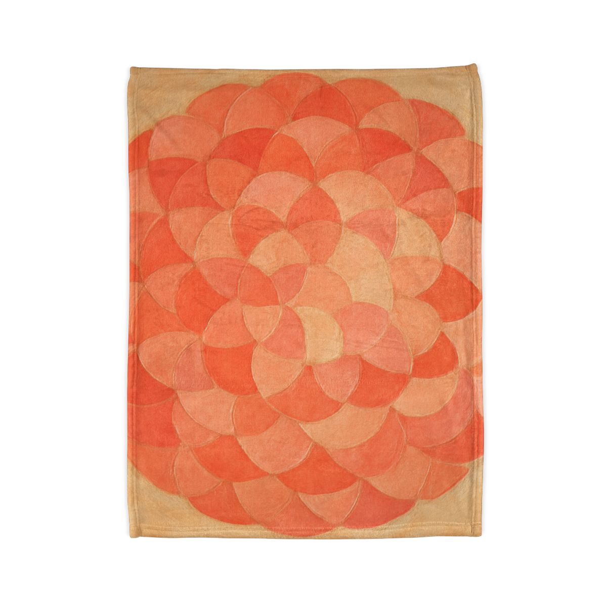 Petal Mosaic Halo designer printed blankets