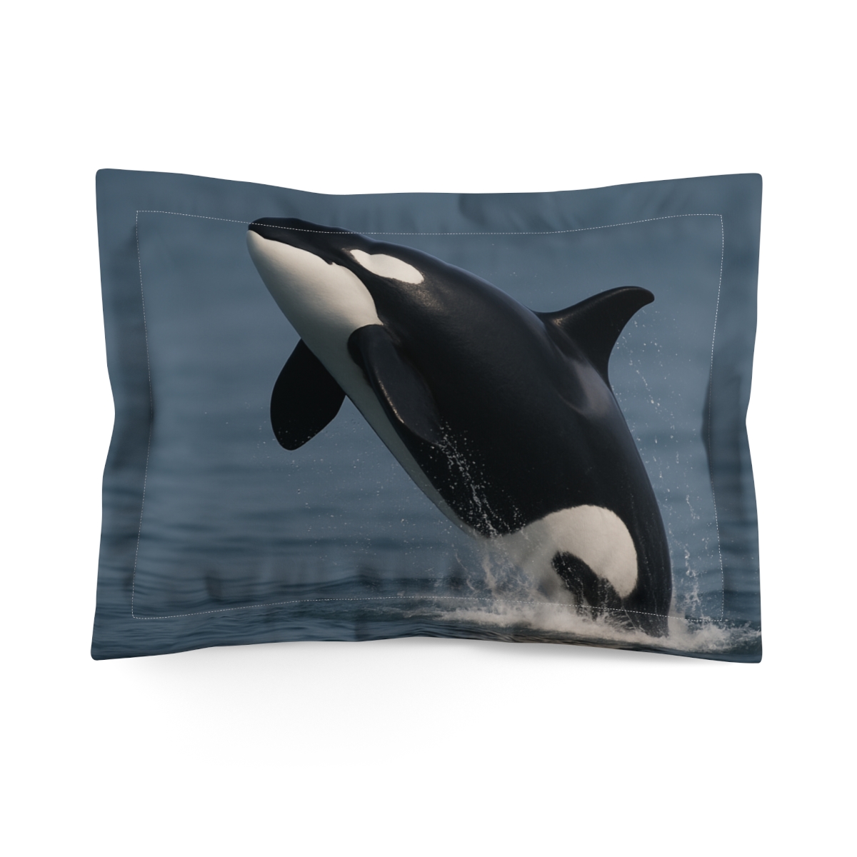 Tidal Monarch Orca soft plush pillows