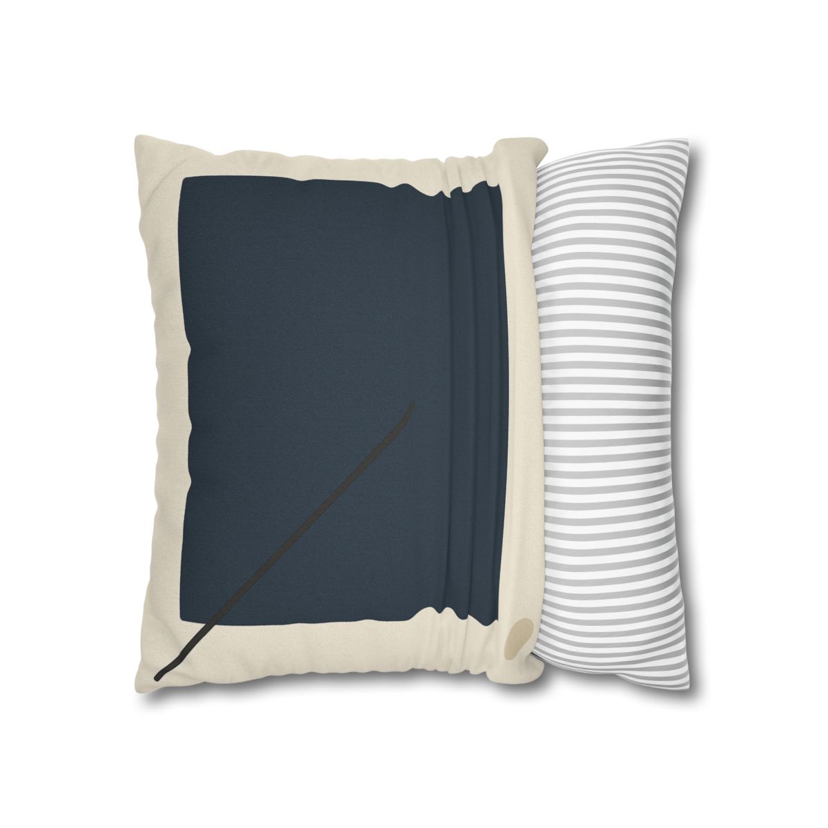 Diagonal Line And Square Balance soft cotton pillow cases
