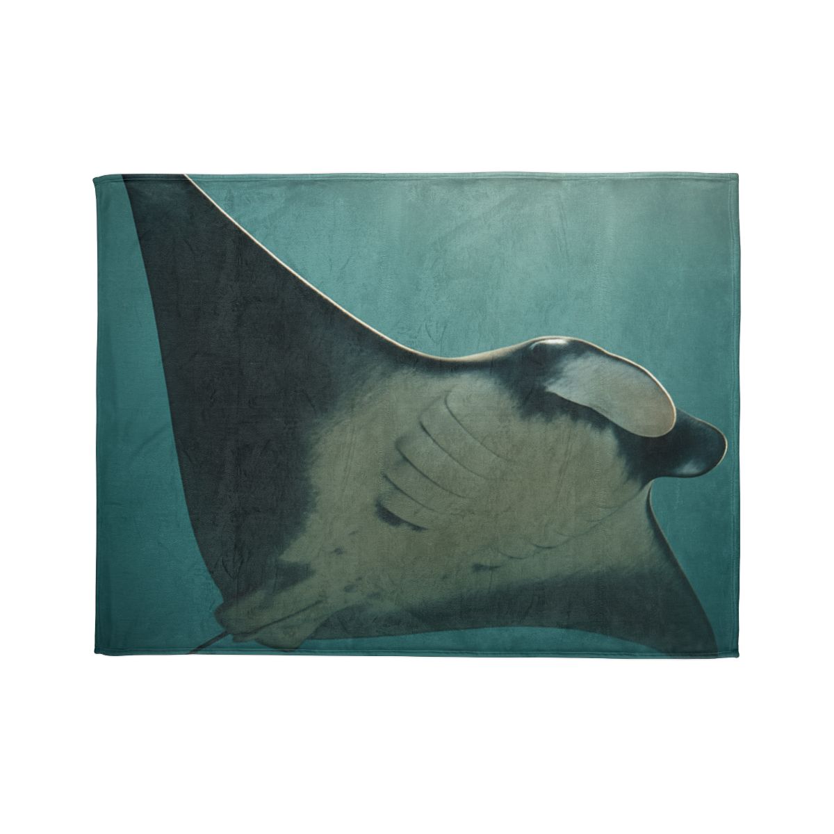 Silent Glide Giant Manta Ray custom blankets
