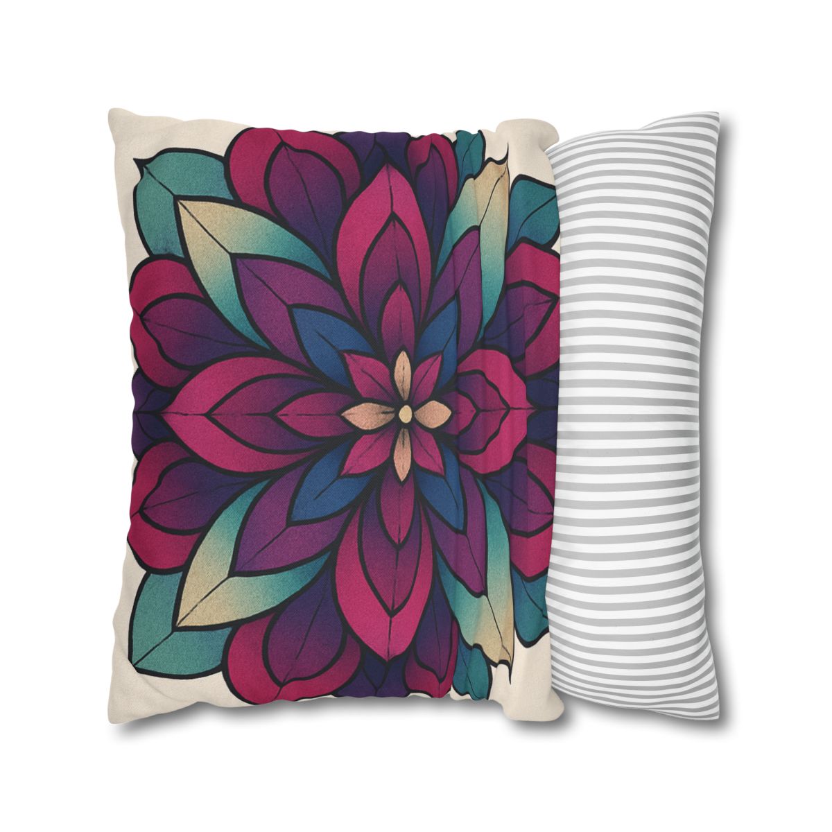 Petal Prism Overlap custom pillow cases