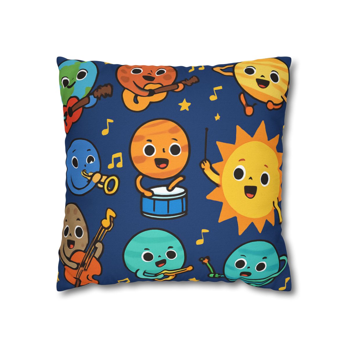 Planetary Music Band designer print pillow cases