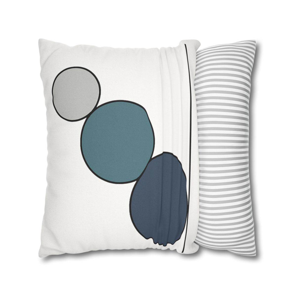 Staggered Circle Trio stylish decorative pillowcases