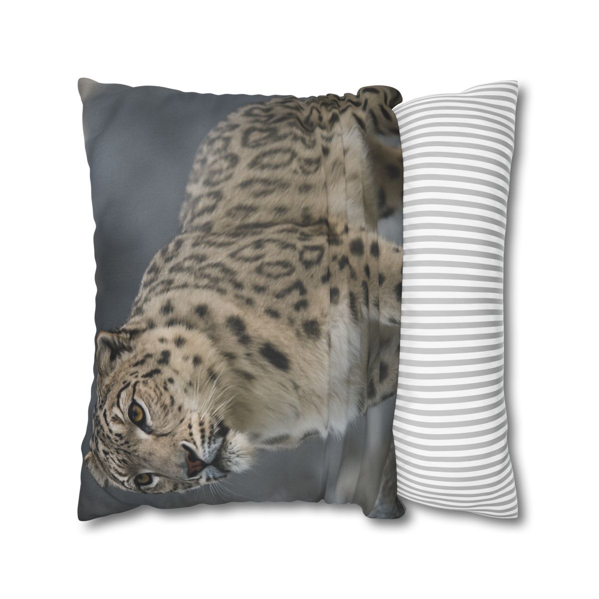 Snow Leopard Silent Summit trendy patterned pillow cases