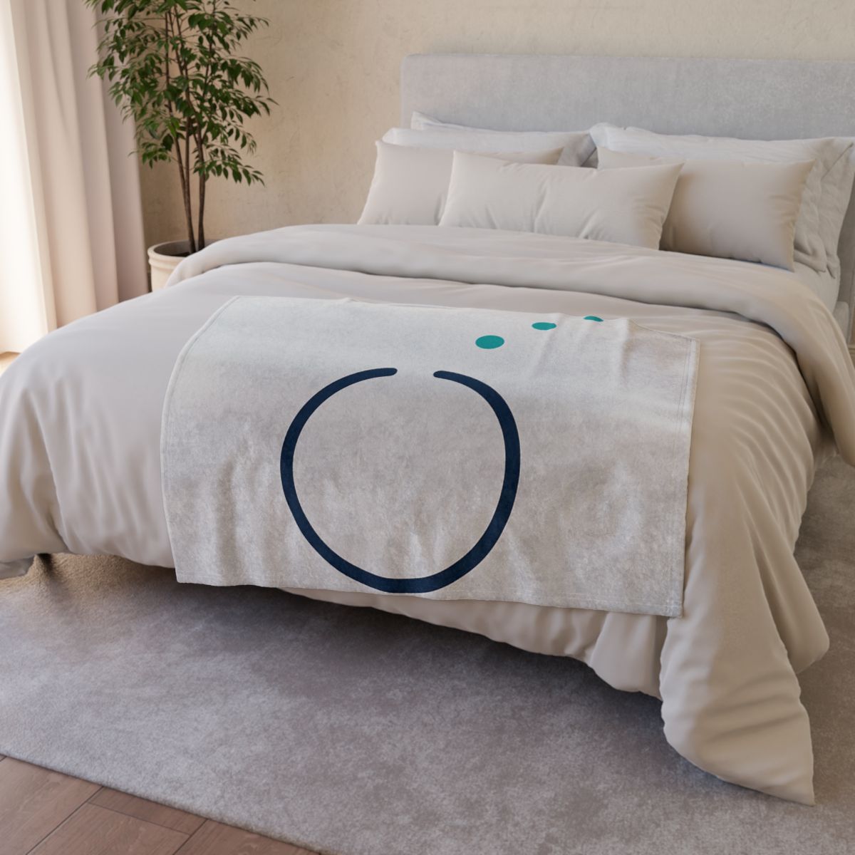 Split Ring And Ascending Dots warm winter blankets