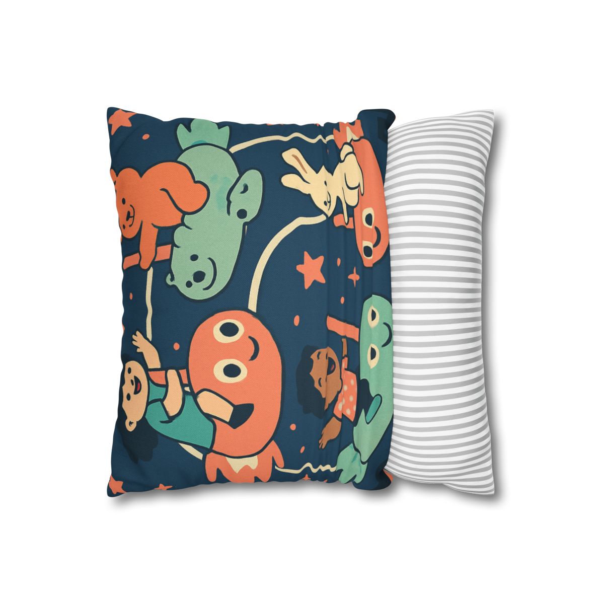 Comet Carousel Park designer print pillow cases