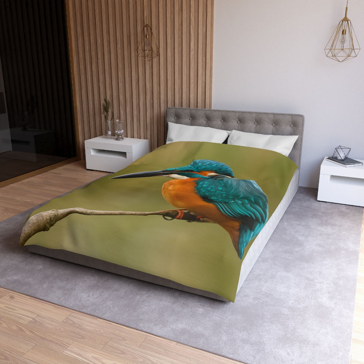 Azure Flash Kingfisher duvets for gifts