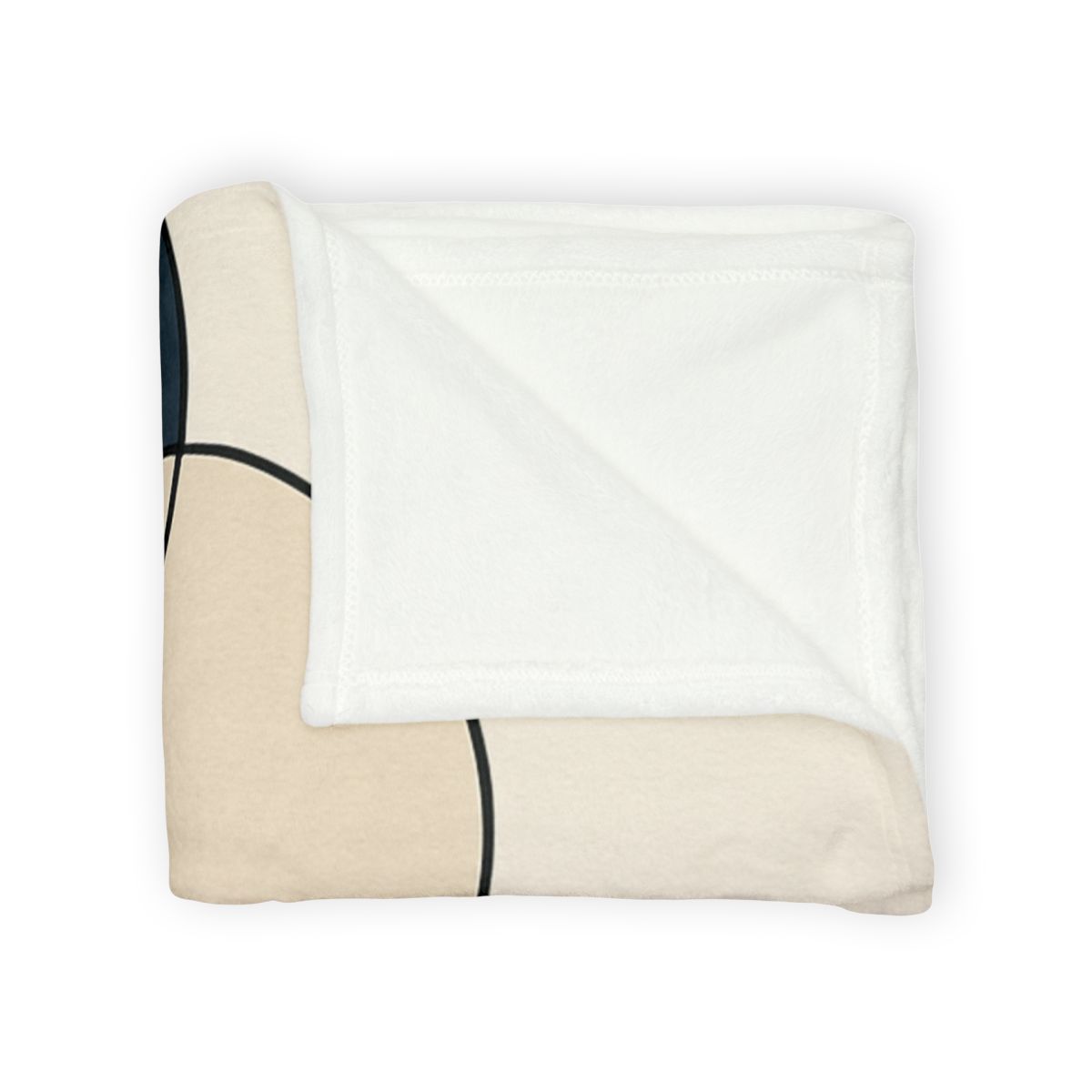 Staggered Trio Of Circles designer printed blankets