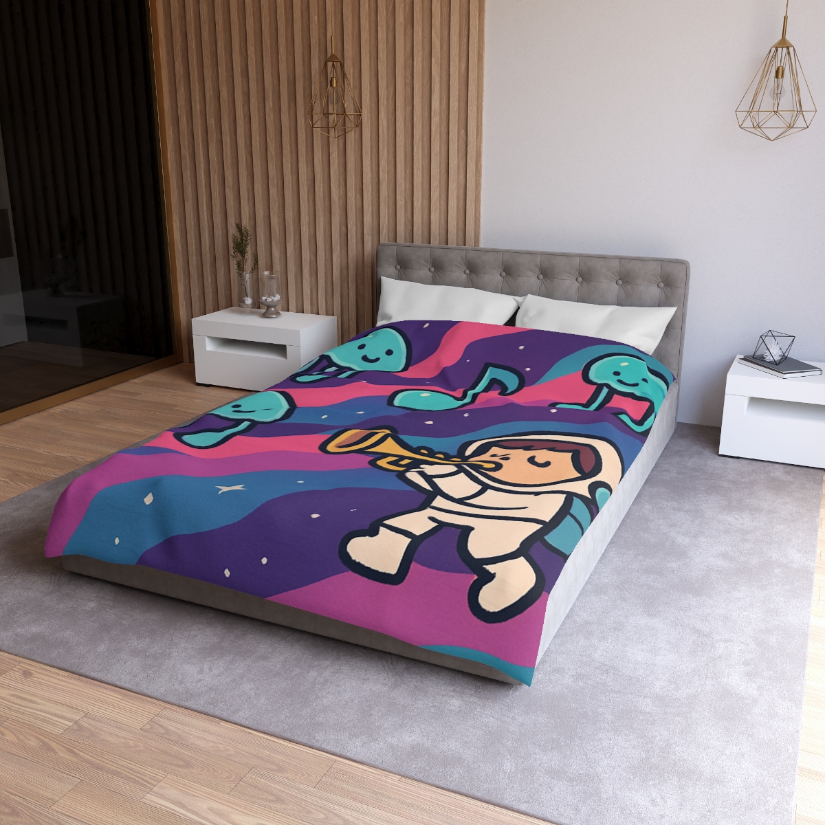 Nebula Jellyfish Orchestra duvets for gifts