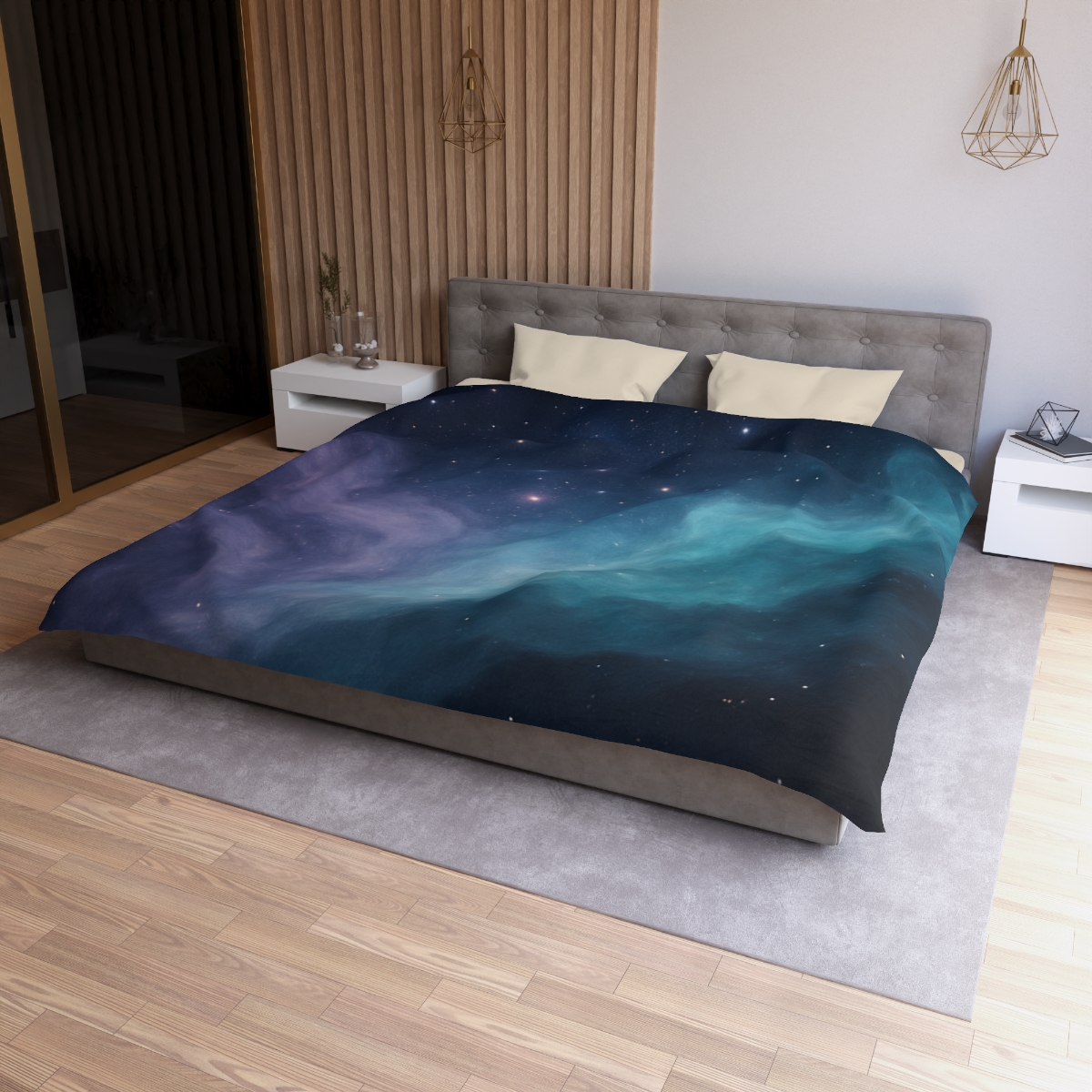 Luminous Nebula Tidal Surge trendy bedroom duvets