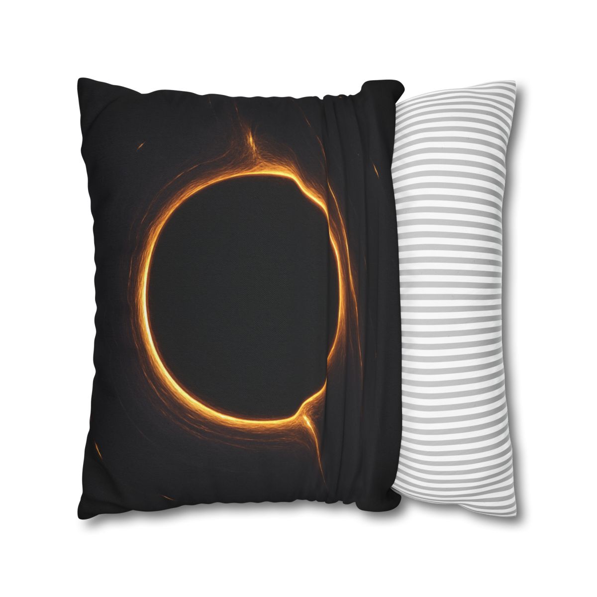 Black Hole Silhouette trendy patterned pillow cases