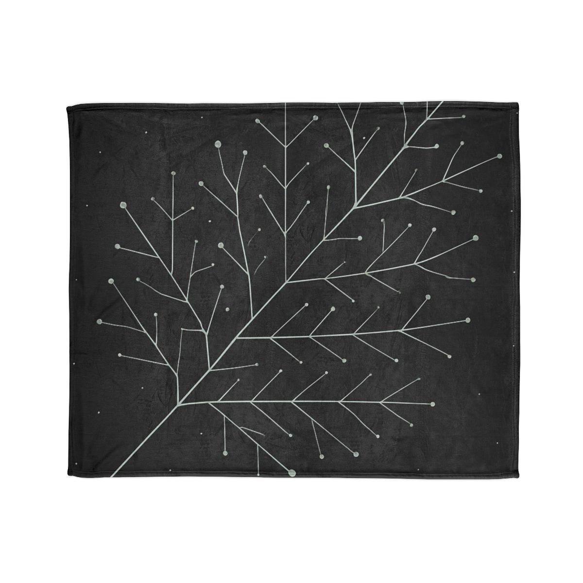 Leaf Vein Constellation Map soft fleece blankets