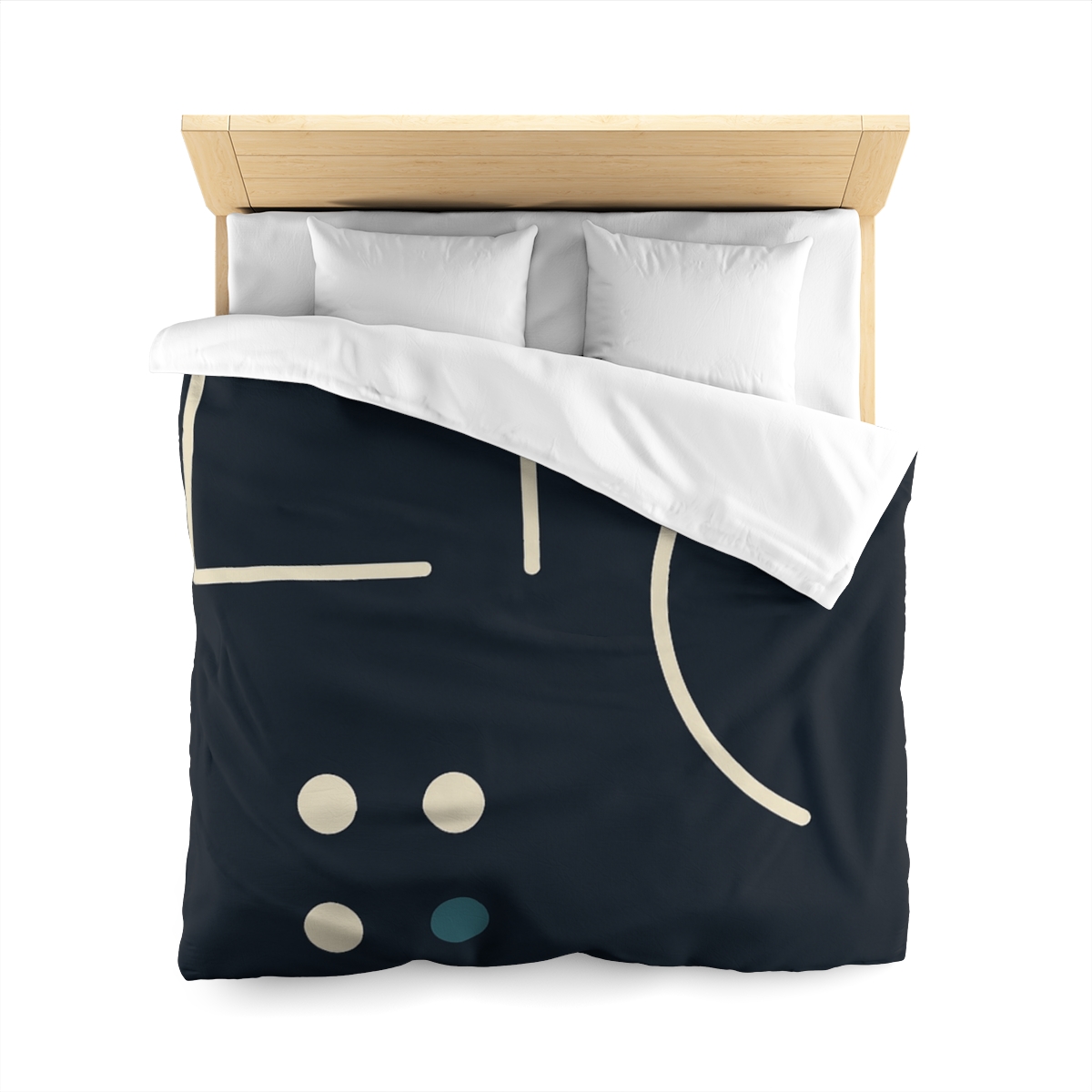 Framed Arc With Missing Cell Grid unique patterned duvets