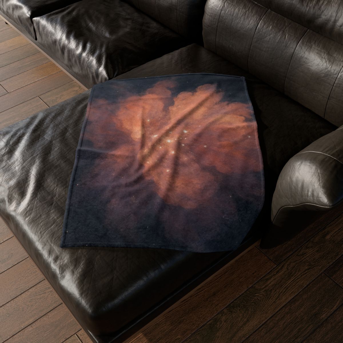 Celestial Dust Bloom decorative home blankets