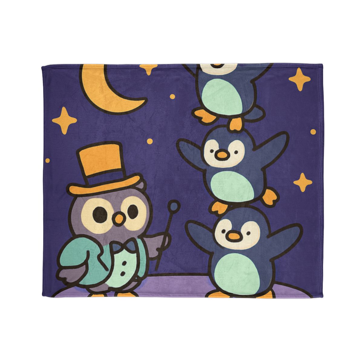 Moonlight Feather Circus trendy patterned blankets