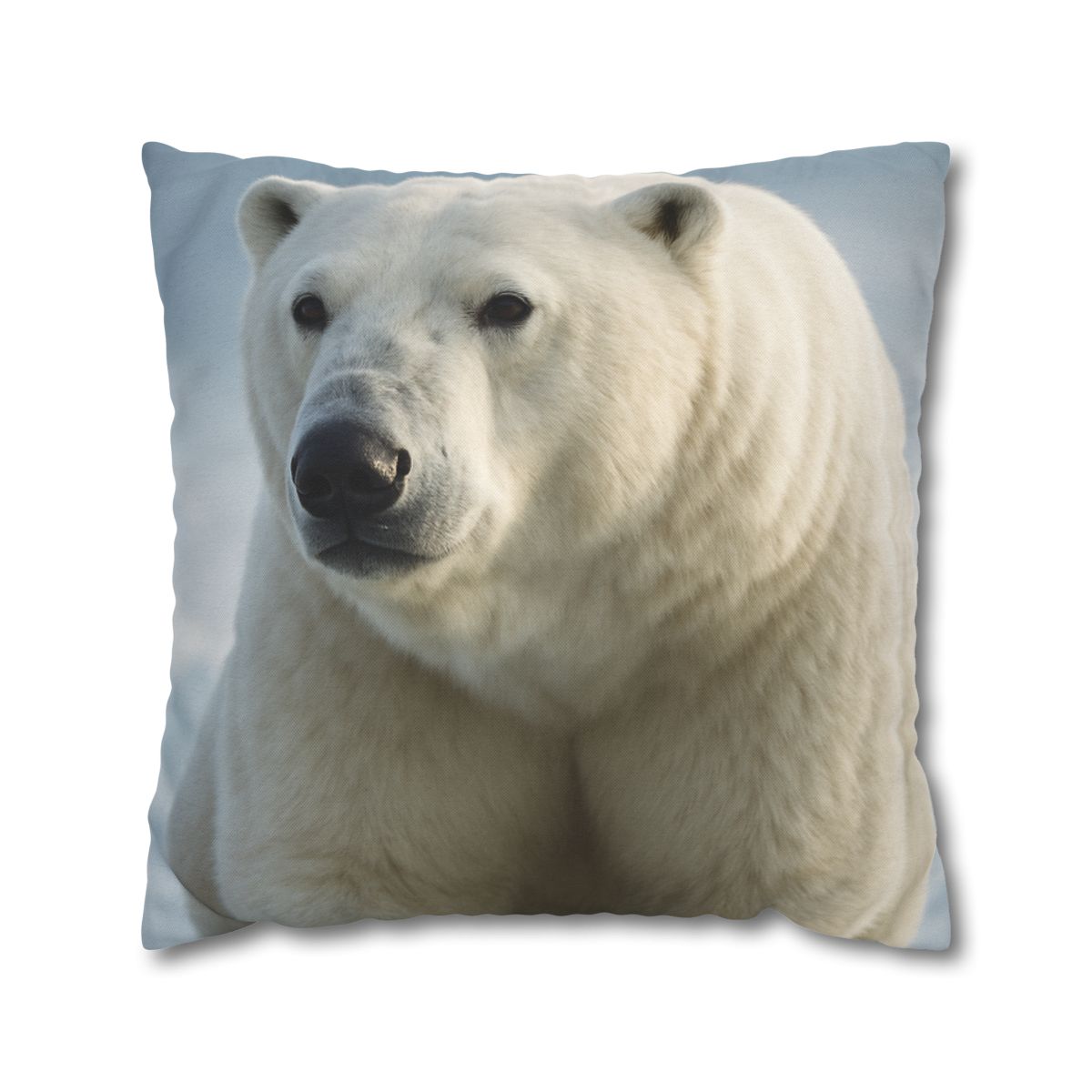 Glacier Sentinel Polar Bear personalized pillow covers