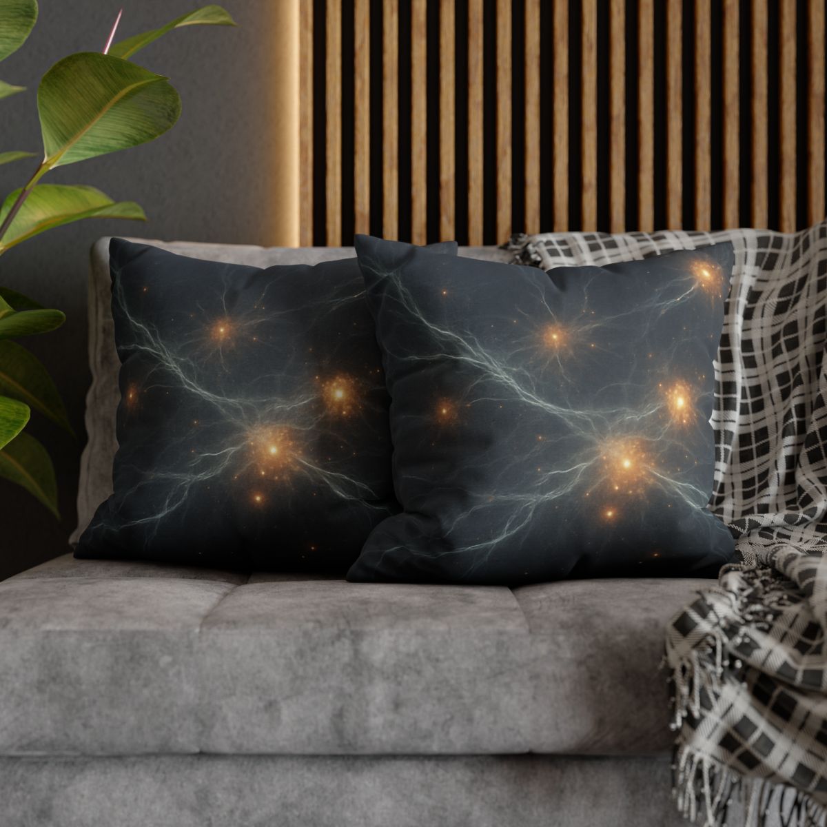 Cosmic Web Filament soft cotton pillow cases