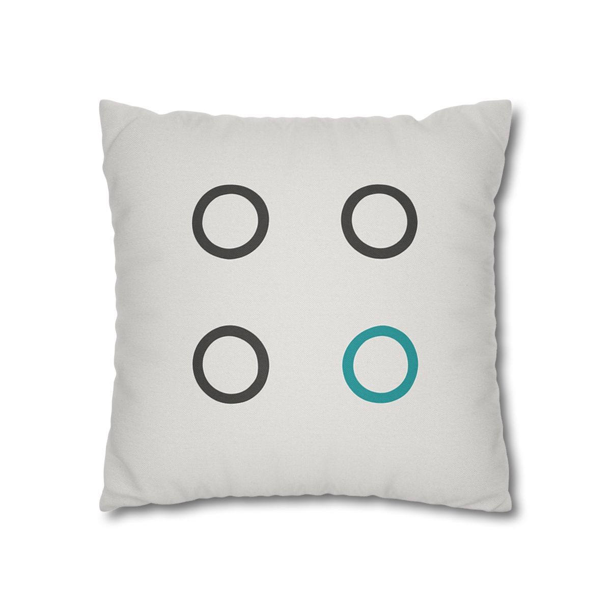 Clustered Dots With Missing Node trendy patterned pillow cases