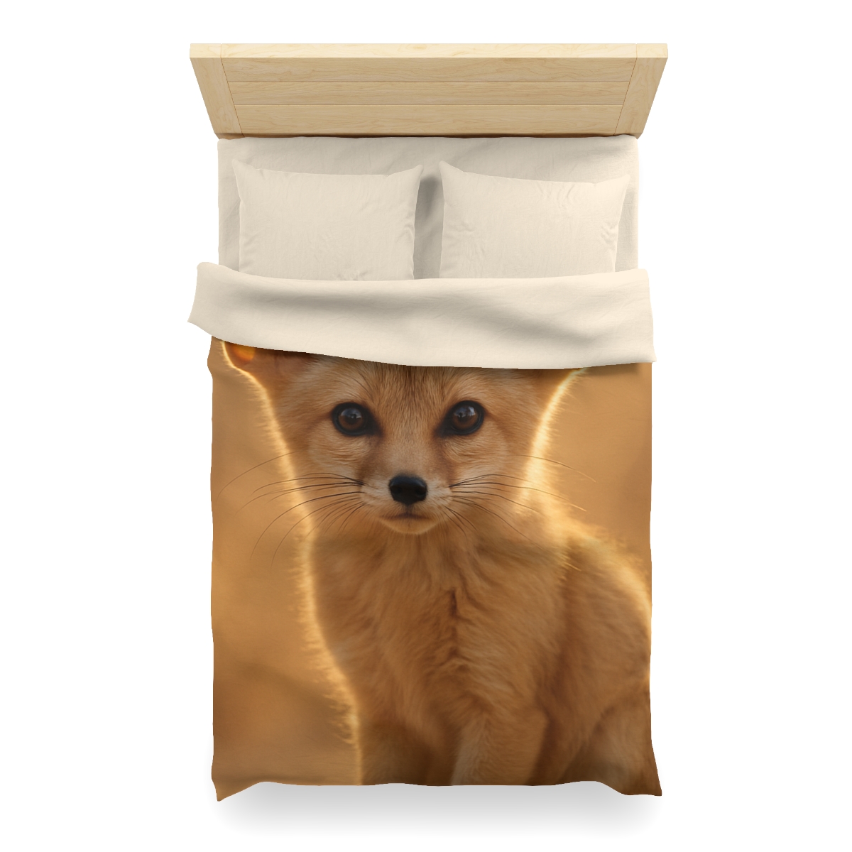 Ember Dusk Fennec Fox designer printed duvets