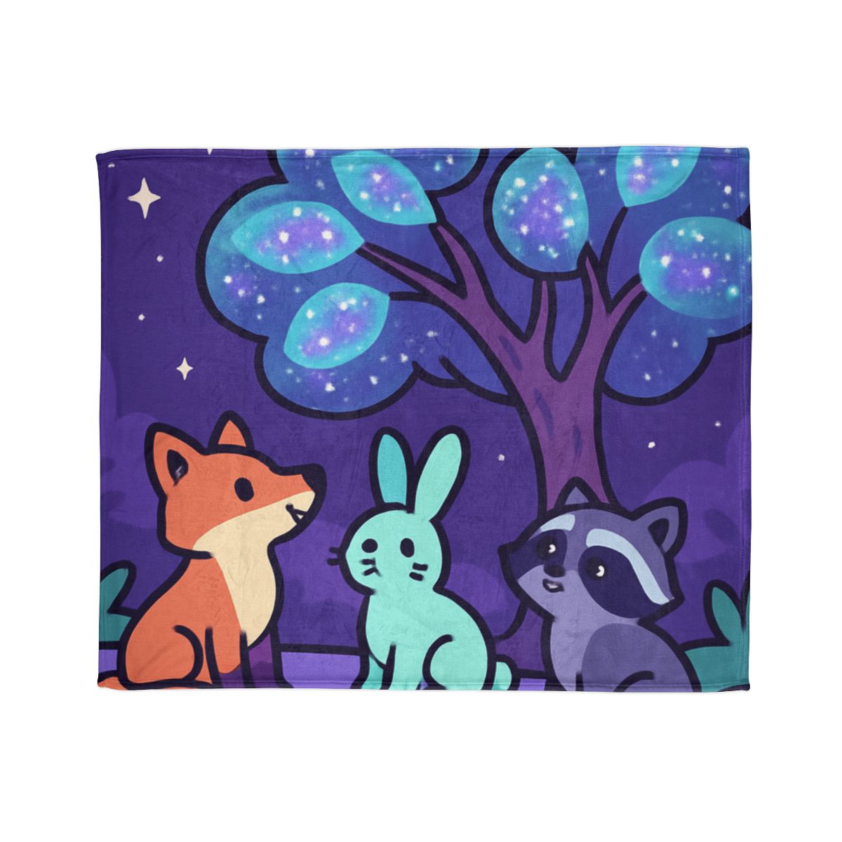 Nebula Forest Friends custom blankets