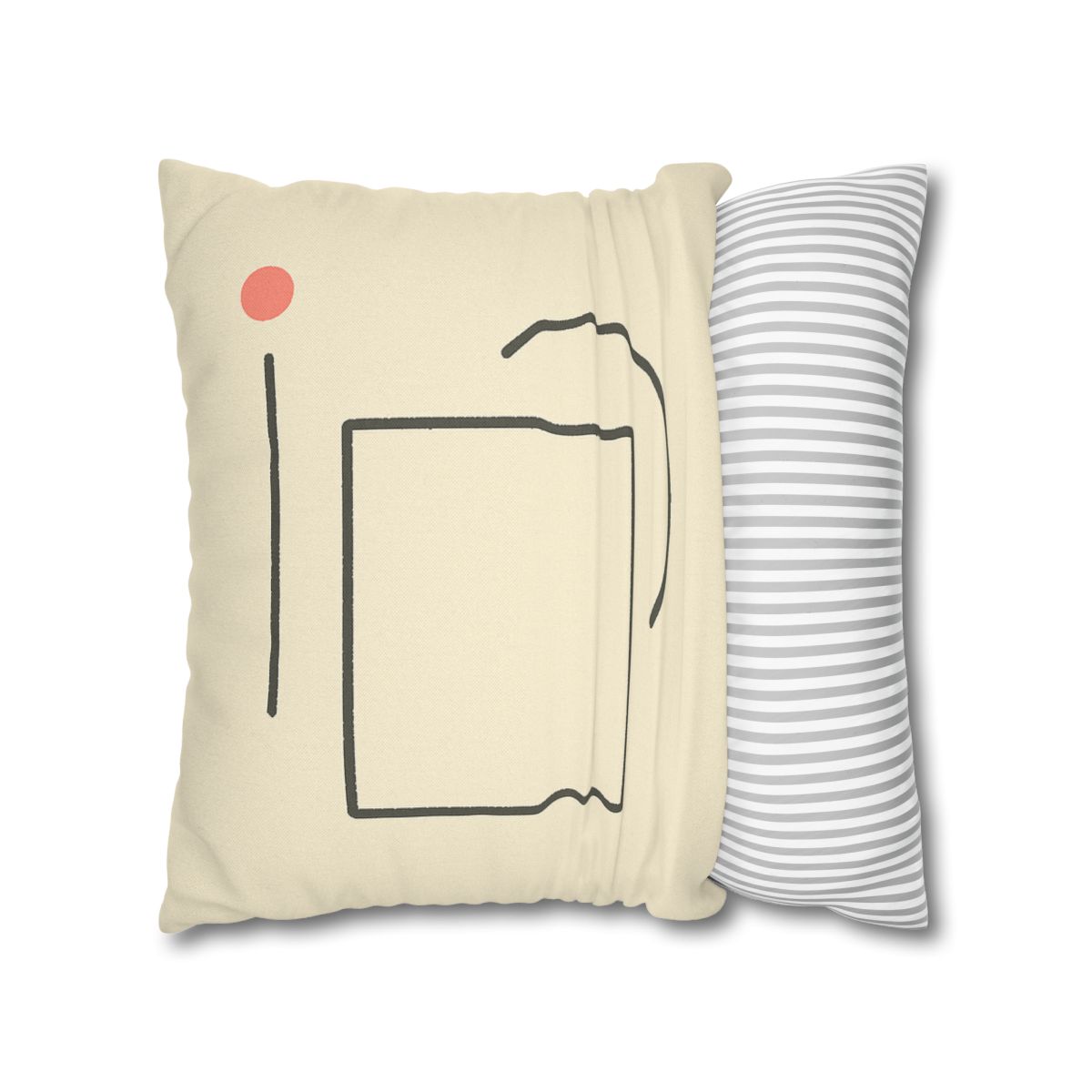 Offset Frame With Crescent Anchor stylish decorative pillowcases