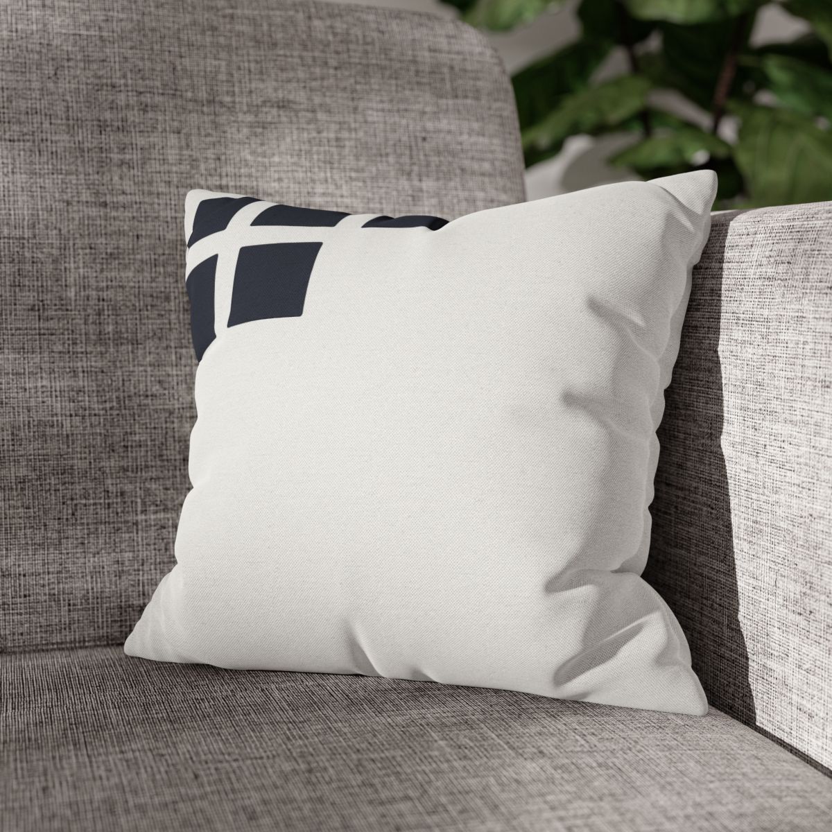 Corner Grid With Missing Star trendy patterned pillow cases