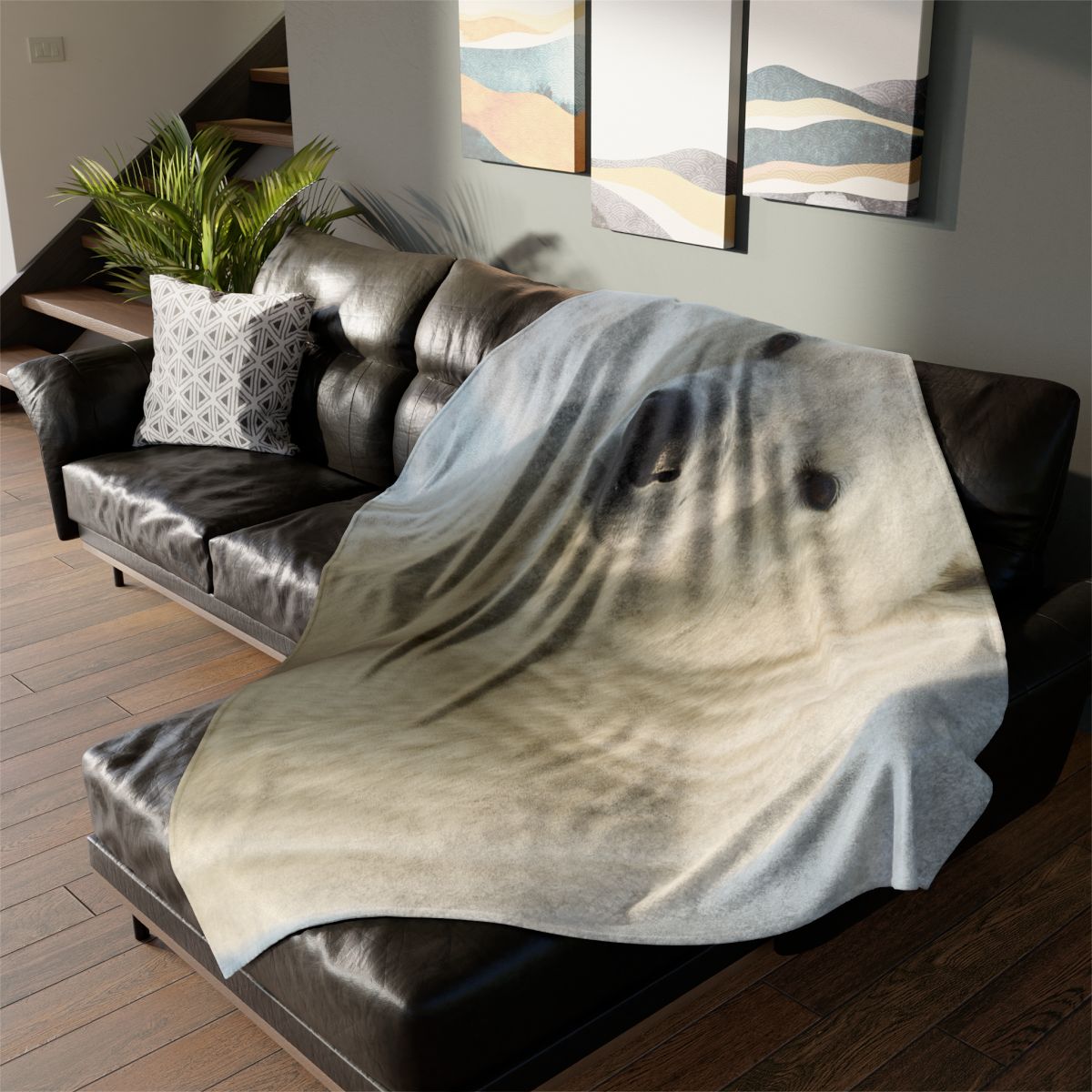Glacier Sentinel Polar Bear unique gift blanketscustom blankets