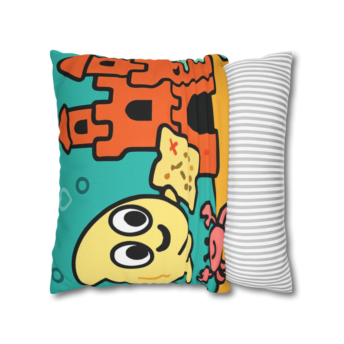 Coral Castle Map Of The Moonfish Kingdom personalized pillow covers