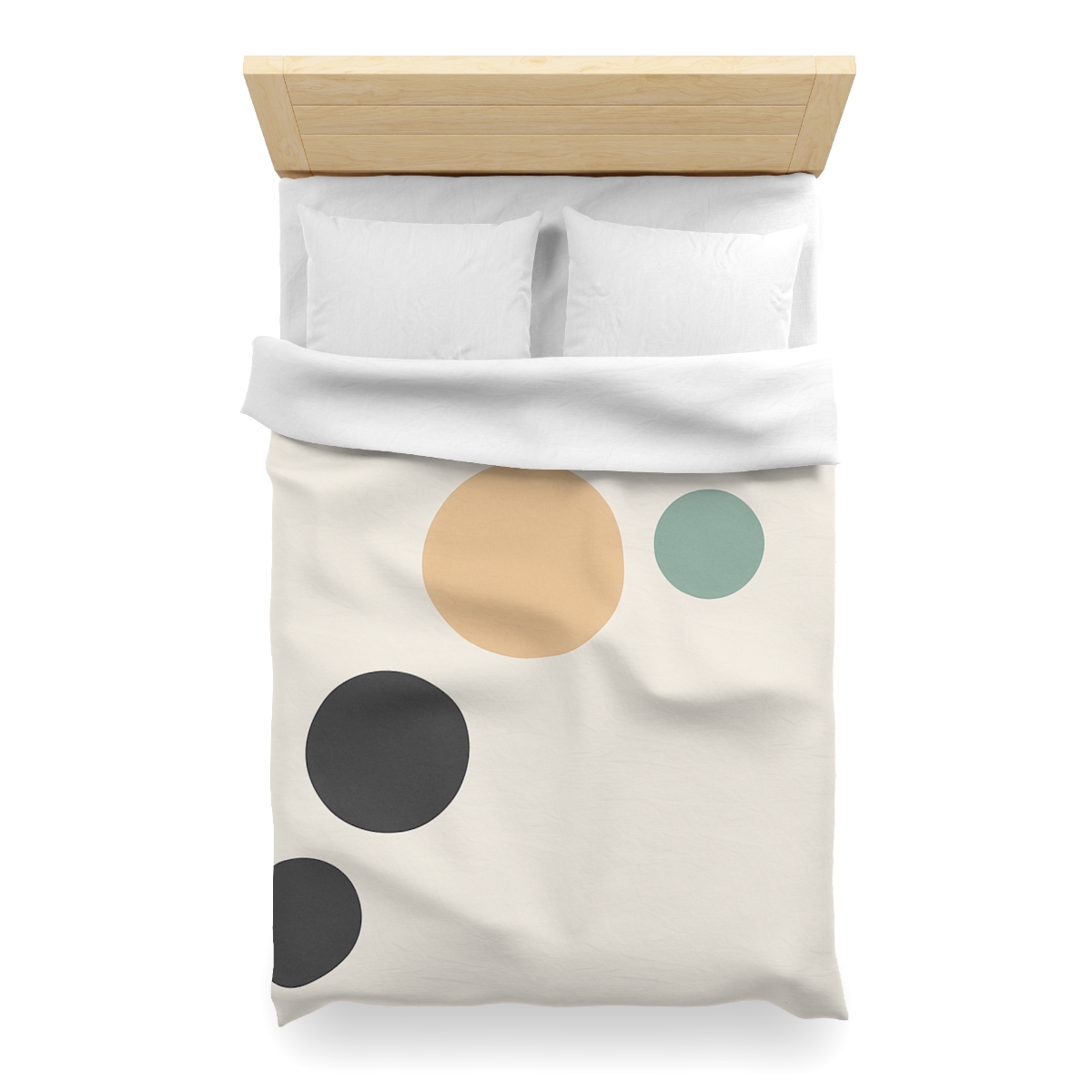 Diagonal Cluster Of Five Circles soft comforter duvets