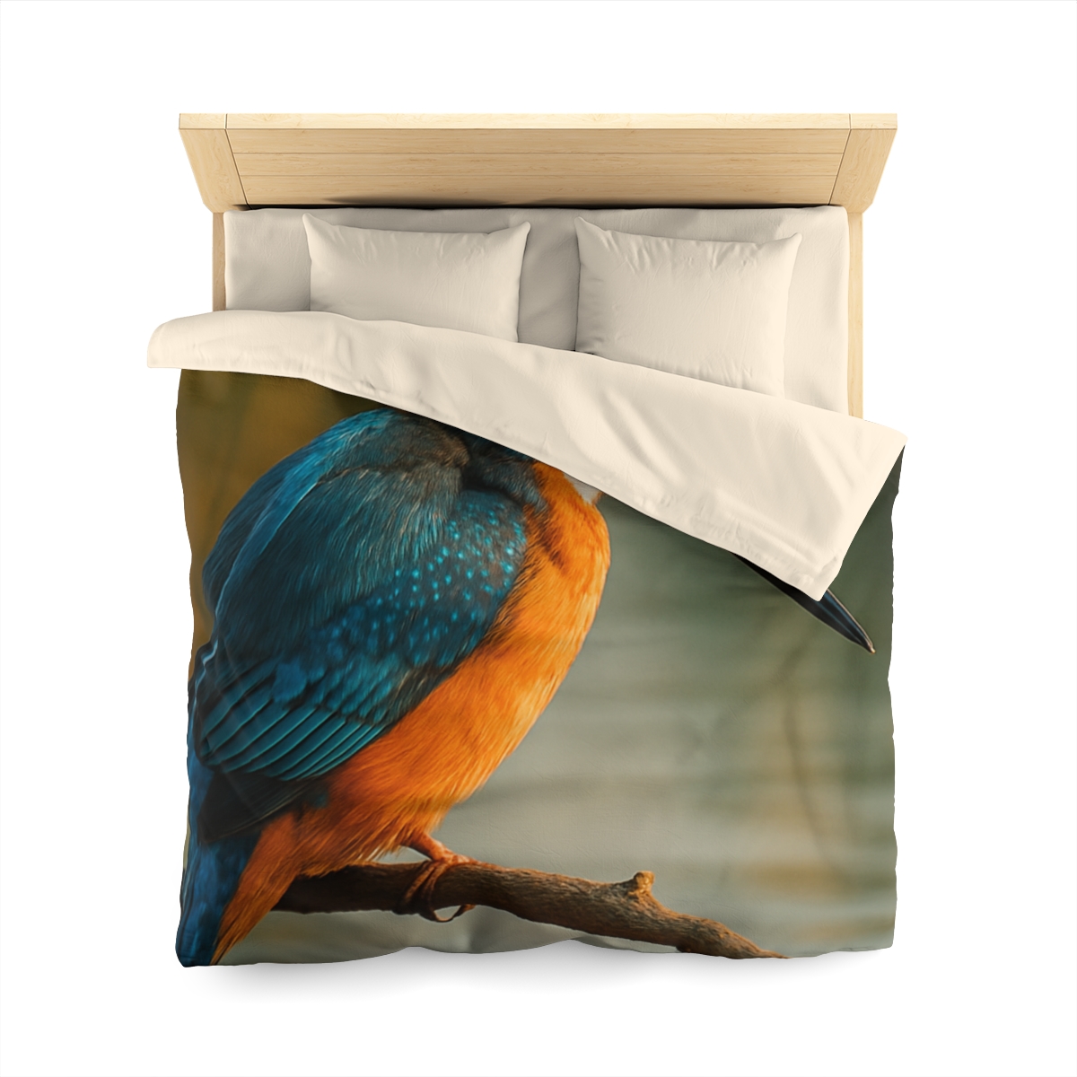 Aurora Splash Common Kingfisher warm winter duvets