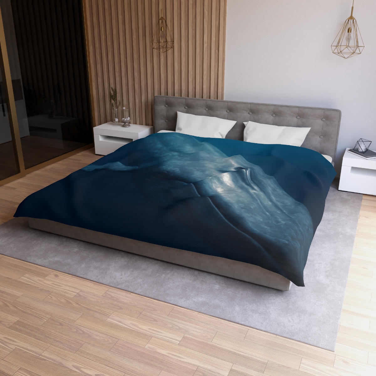Ocean Song Blue Whale stylish duvet covers