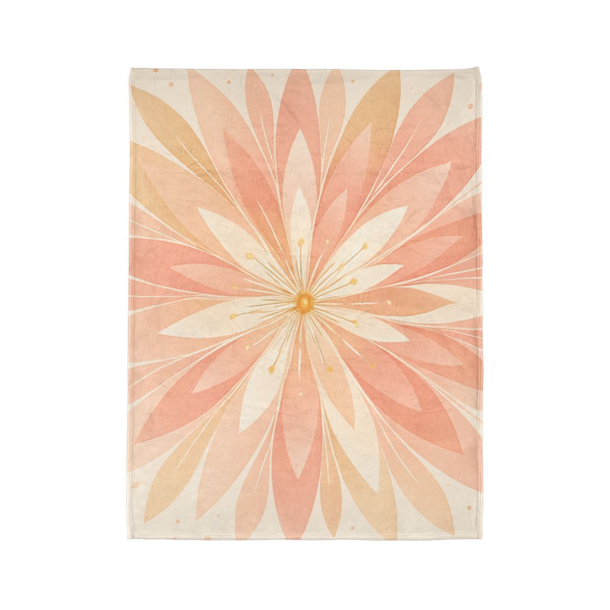 Petal Radius Starburst warm winter blankets