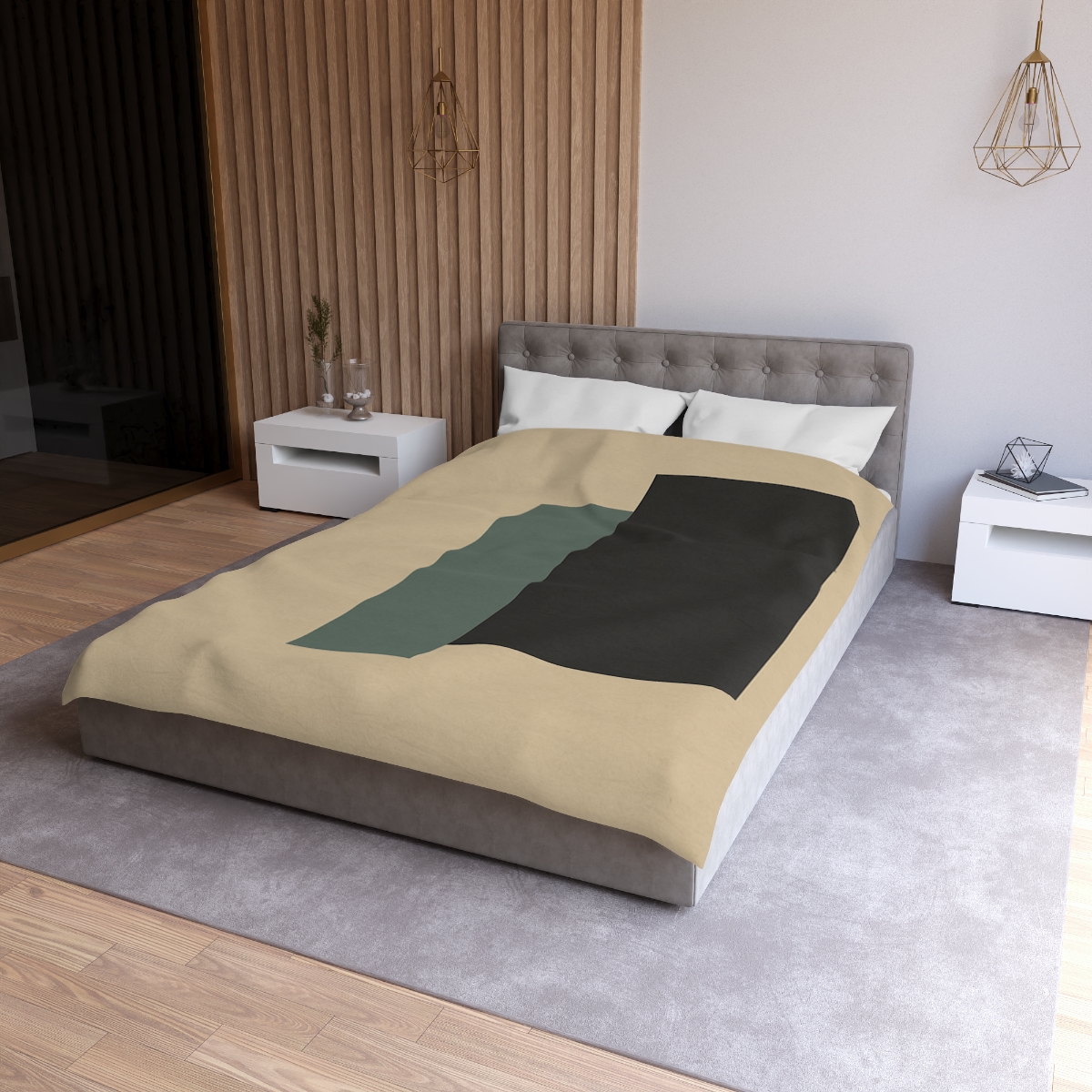 Offset Rectangle Pause stylish duvet covers