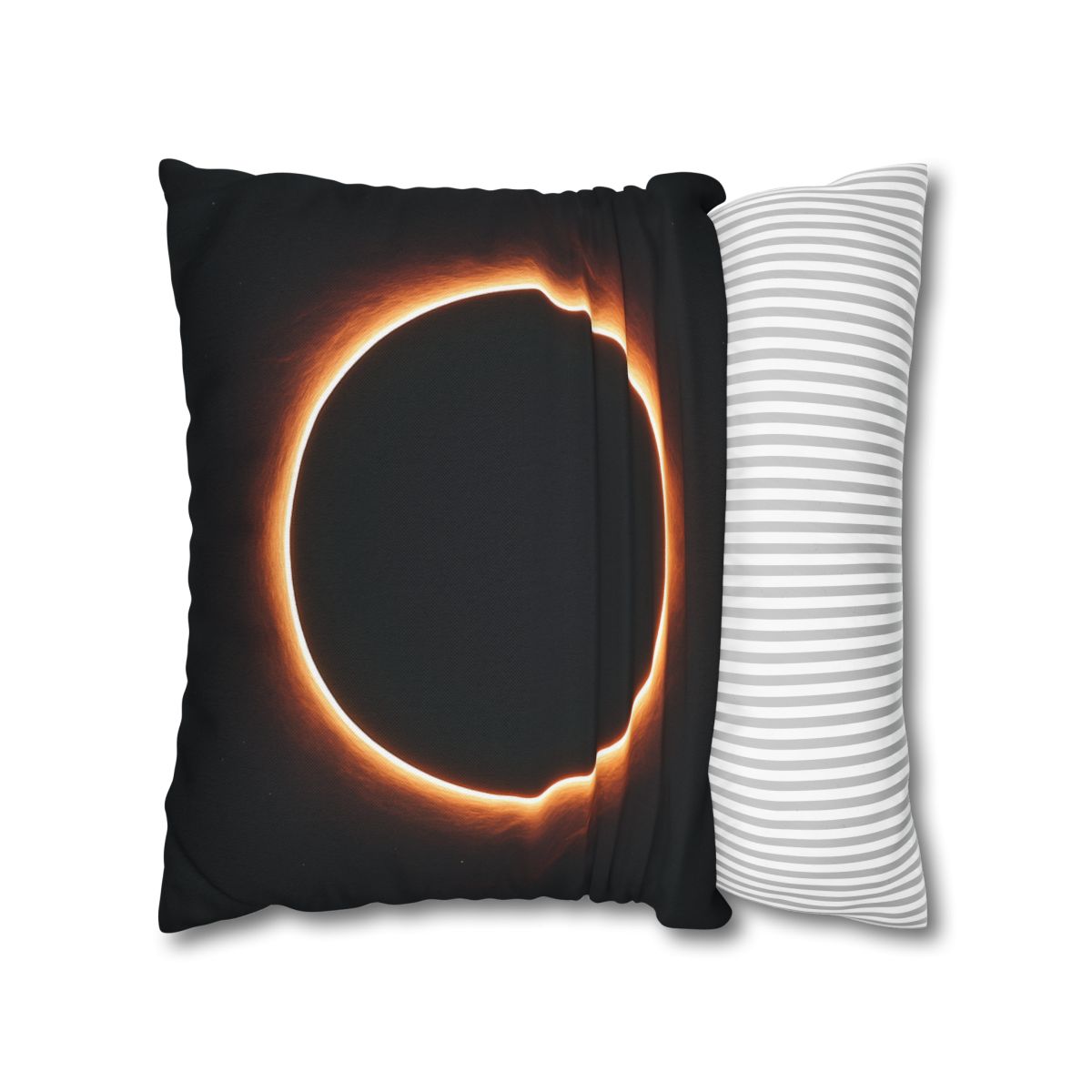 Dark Horizon Singularity Glow personalized pillow covers