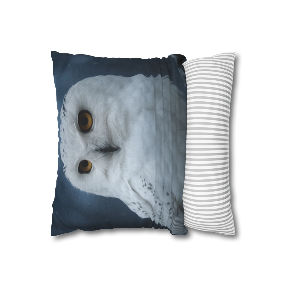 Twilight Watcher Snowy Owl personalized pillow covers