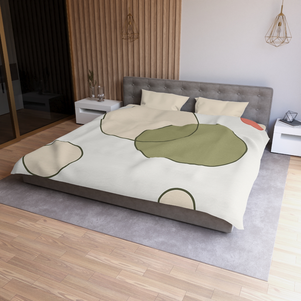 Quiet Balance Of Overlapping Circles unique patterned duvets