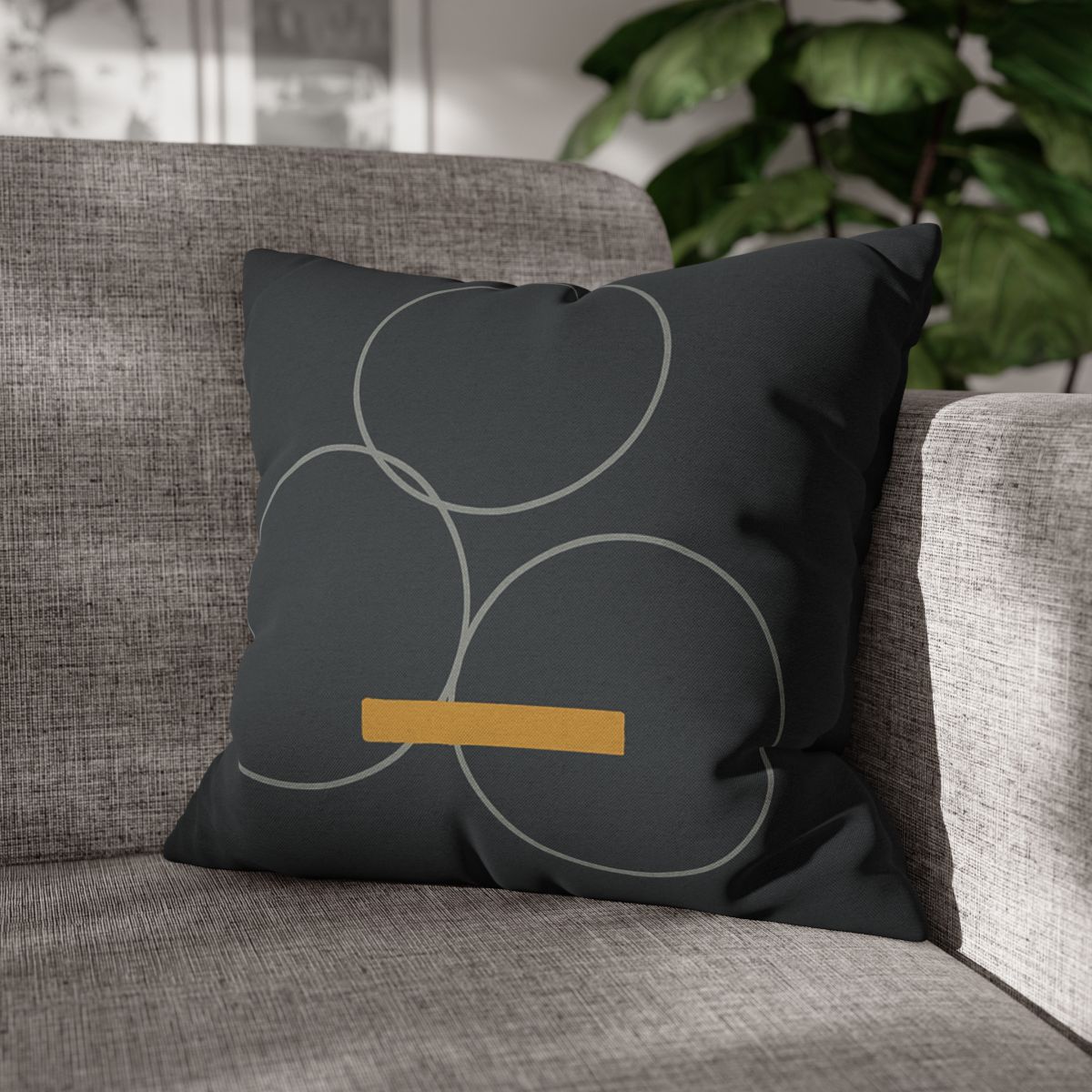Three Rings With Shared Tangent Bar custom pillow cases