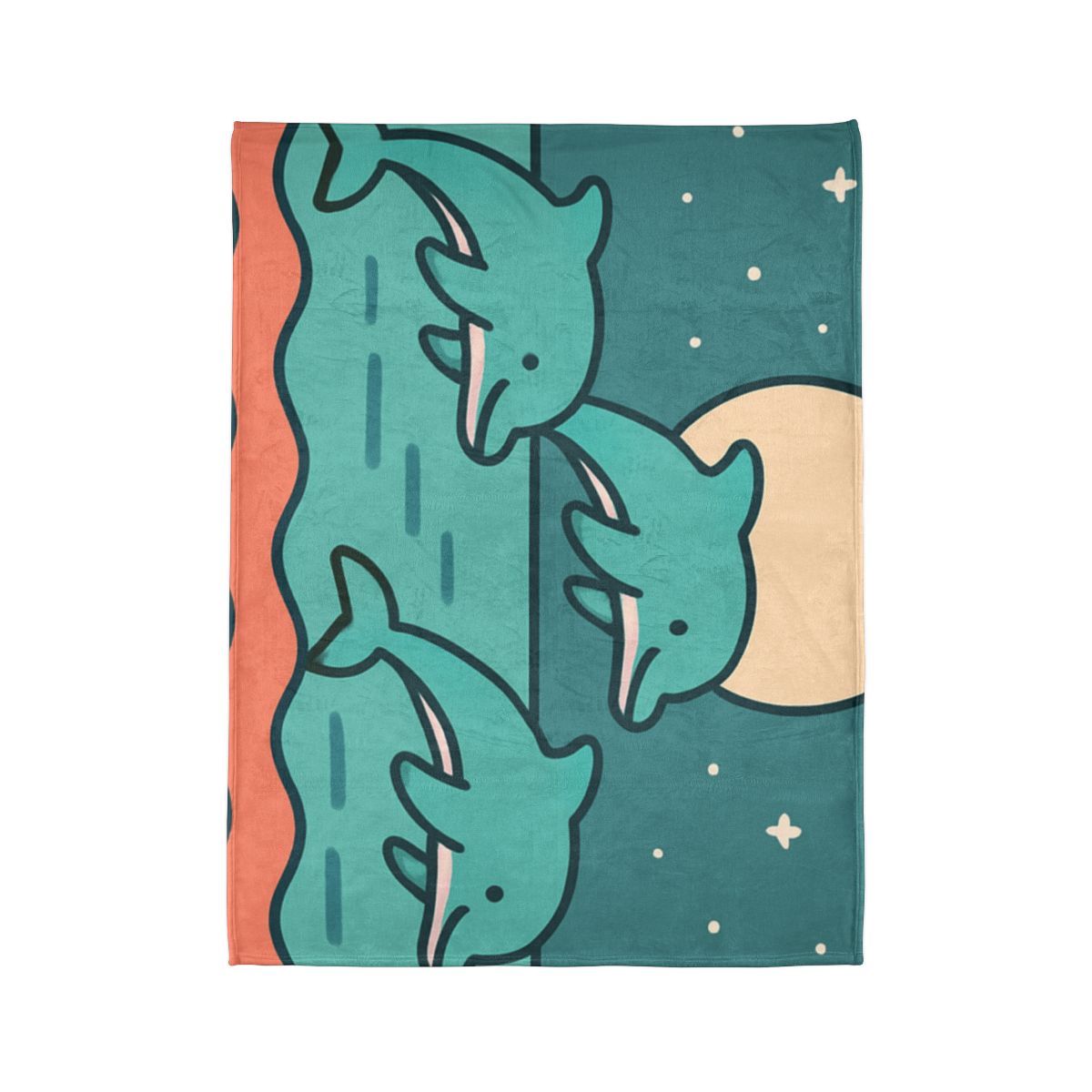 Moonlight Dolphin Parade warm winter blankets