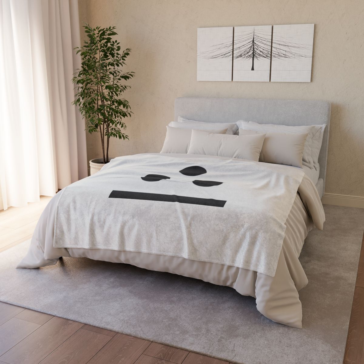 Three Point Triangle Rhythm stylish throw blankets